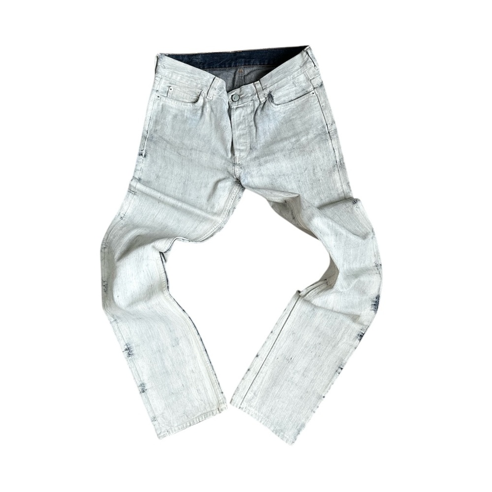 RARE Maison Margiela for H&M White Paint Jeans US29 - Picture 3 of 14